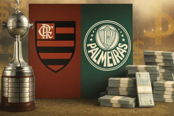 Flamengo e Palmeiras na final da Libertadores