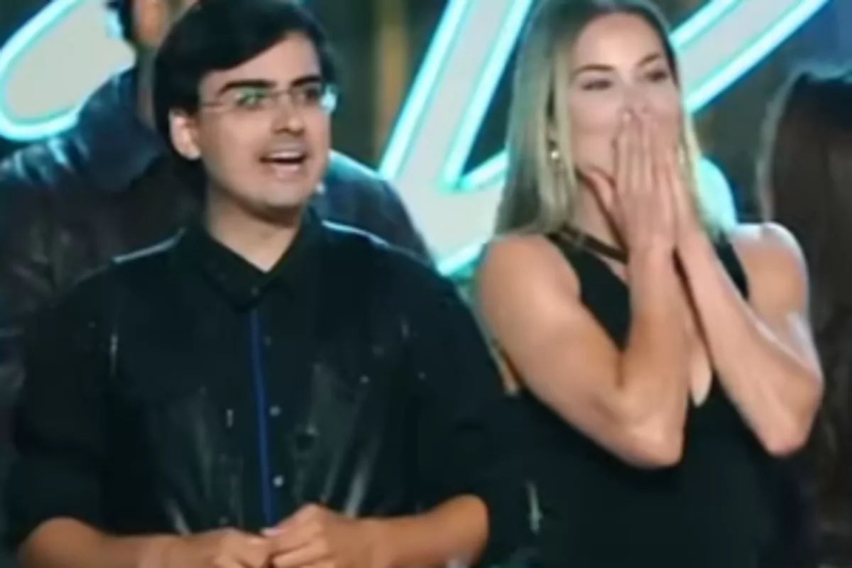 dudu camargo e saory cardoso na festa final de a fazenda 17