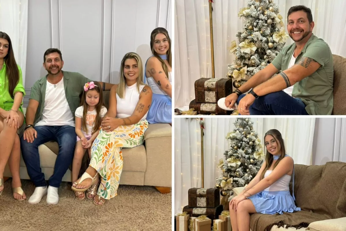 Ex-BBB Eddy Simões, Raissa e família
