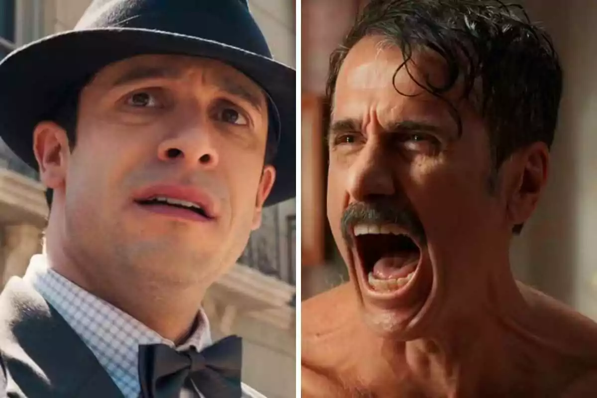 Celso (Rainer Cadete) ataca Ernesto (Eriberto Leão) com socos em Êta Mundo Melhor