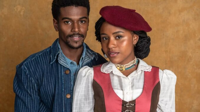 Duda Santos e Ronald Sotto interpretam o casal protagonista Alika e Tonho