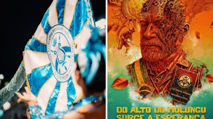 Acadêmicos de Niterói leva Lula pra Sapucaí