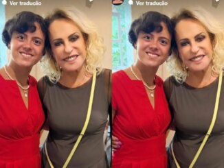 Ana Maria Braga com a neta