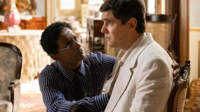 Candinho (Sergio Guizé) e Asdrúbal (Luis Miranda) em Êta Mundo Melhor