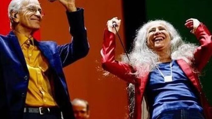 Caetano Veloso e Maria Bethânia juntos em turnê nacional