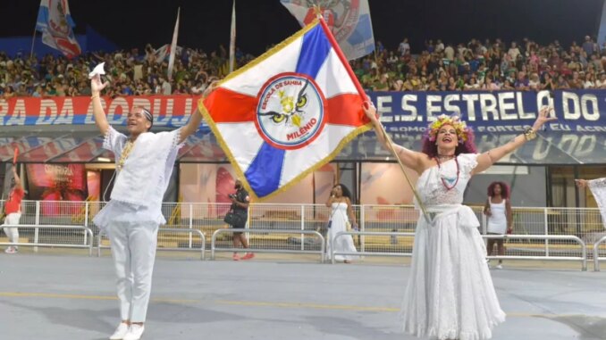 Mestre-sala e Porta-bandeira da Estrela do Terceiro Milênio