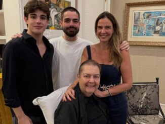 Faustão com a família