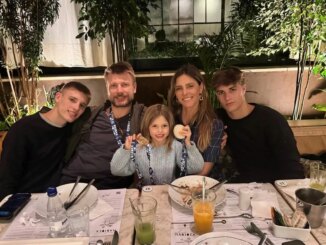 Fernanda Lima com a família