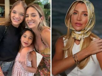 fotomontagem de ticiane pinheiro com rafa justus e manu e ana paula siebert