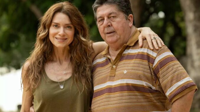 Janete (Letícia Spiller) e Eliomar (Stepan Nercessian) em 