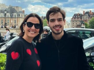 Luciana Cardoso com o filho