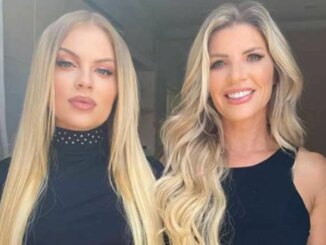 Luísa Sonza com a mãe